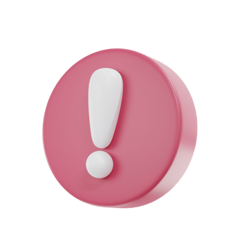 3d exclamation icon sign or attention caution mark. exclamation mark symbol. png