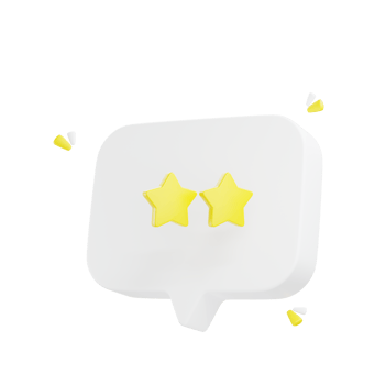 3d review rating stars for best excellent, services rating, Five stars, png