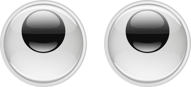 Cute Plastic Eyes for Toys. Looks and different moods png