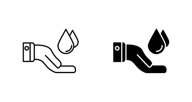 Save Water Vector Icon