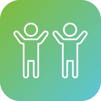 Man Celebrating Vector Icon Style