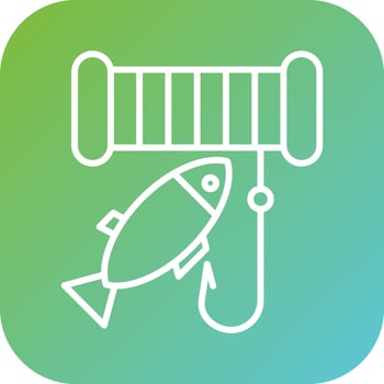 Fishing Vector Icon Style