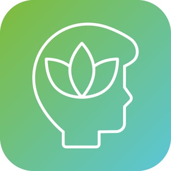 Calmness Vector Icon Style
