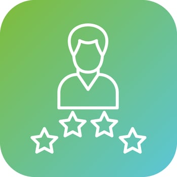 Satisfaction Vector Icon Style