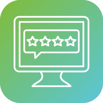 Online Rating Vector Icon Style