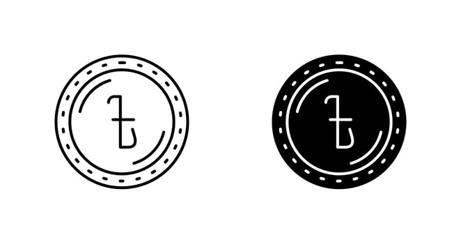 Taka Currency Vector Icon
