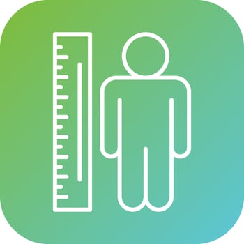 Body Mass Index Vector Icon Style