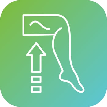 Leg Muscle Vector Icon Style
