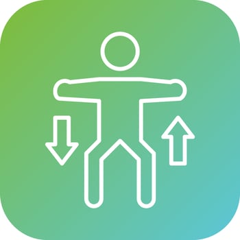 Squat Vector Icon Style