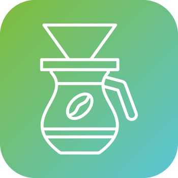 Coffee Filter Vector Icon Style