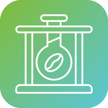 Coffee Science Vector Icon Style