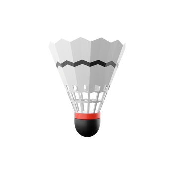 3d render rocket. 3d render badminton. 3D rendering of a badminton racket on a white background. png