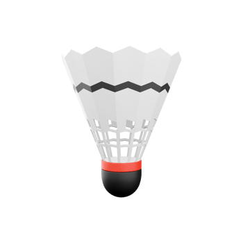 3d render rocket. 3d render badminton. 3D rendering of a badminton racket on. png