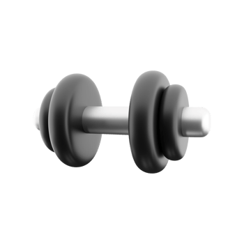 3d rendering strength training weight lifting barbell 3d icon 3d illustration gym equipment fitness theme png