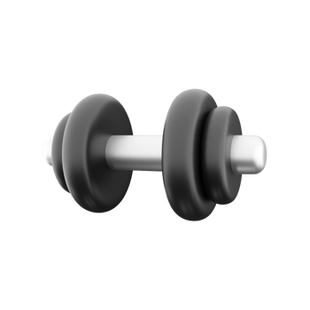 3d rendering strength training weight lifting barbell 3d icon 3d illustration gym equipment fitness theme png