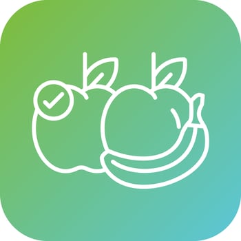 Healthy Food Vector Icon Style