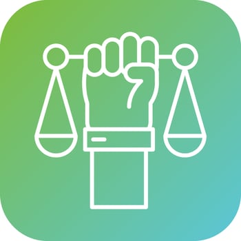 Civil Law Vector Icon Style