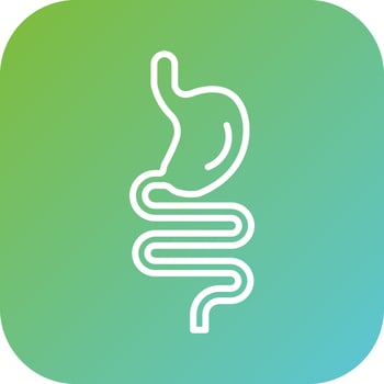 Healthy Guts Vector Icon Style