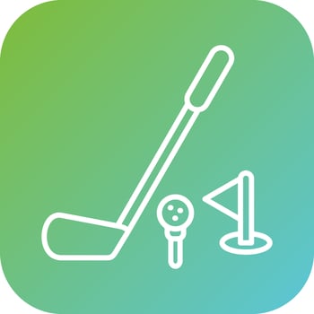 Golf Vector Icon Style