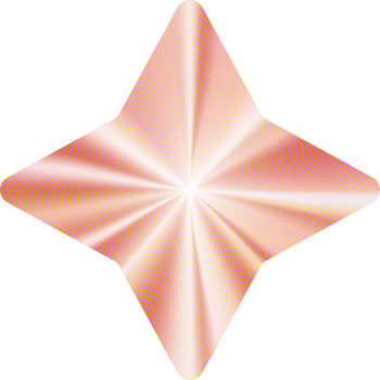 Holographic sticker. Golden label gradient stamp. Metal texture badge. Iridescent rainbow foil in star shape png
