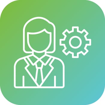 Manager Female Vector Icon Style