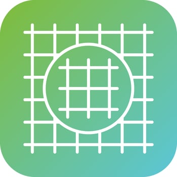 Wire Gauze Vector Icon Style