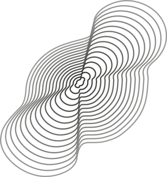 Abstract topography circles. Organic texture shape. Outline illustration png