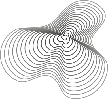 Abstract topography circles. Organic texture shape. Outline illustration png