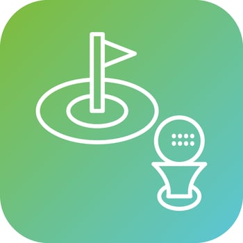 Golf Vector Icon Style