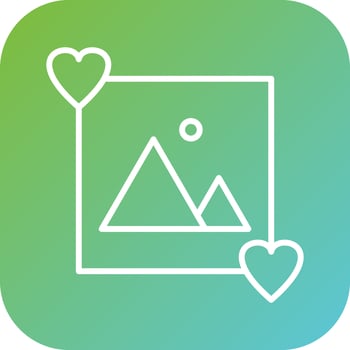 Photo Frame Vector Icon Style
