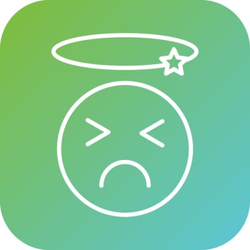 Discomfort Vector Icon Style