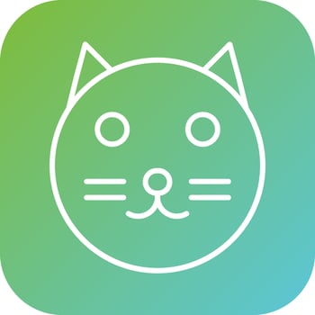 Cat Vector Icon Style