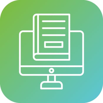 E Book Vector Icon Style
