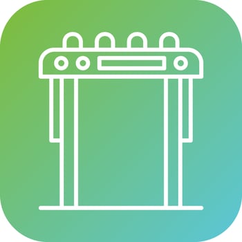 Security Gate Vector Icon Style