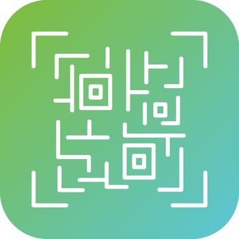 Qr Code Vector Icon Style