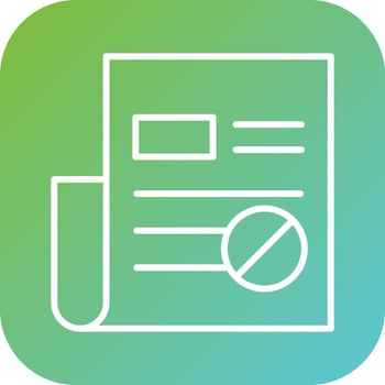 Fake News Vector Icon Style