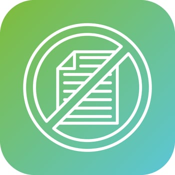 Paperless Vector Icon Style