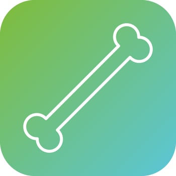 Bone Vector Icon Style