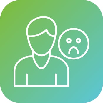 Depression Vector Icon Style