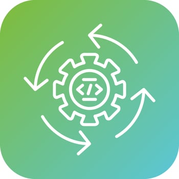Continuous Integration Vector Icon Style