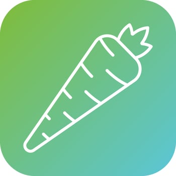 Carrot Vector Icon Style