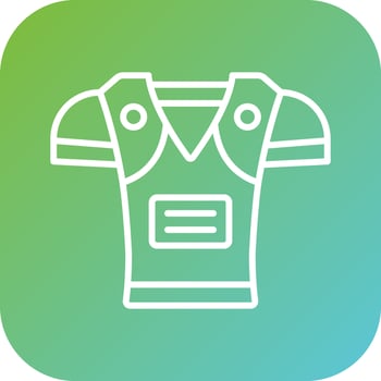 Chest Armor Vector Icon Style