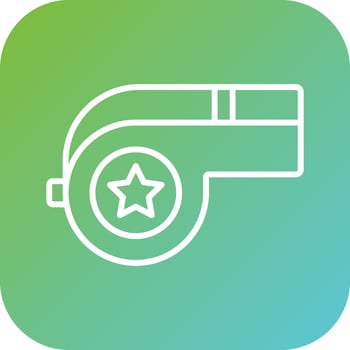 Whistle Vector Icon Style