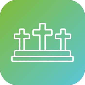 Golgotha Vector Icon Style