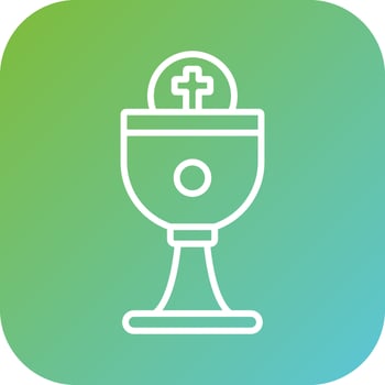 Eucharist Vector Icon Style