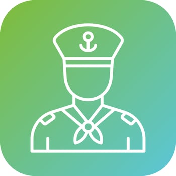 Sailor Vector Icon Style