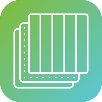 Fabric Layers Vector Icon Style