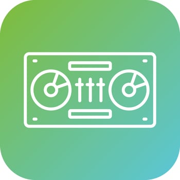 DJ Decks Vector Icon Style