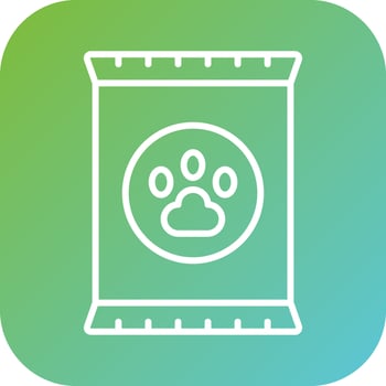 Pet Food Vector Icon Style