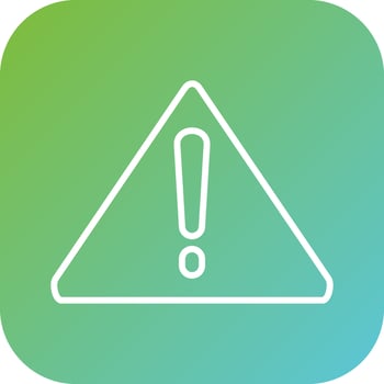 Warning Vector Icon Style